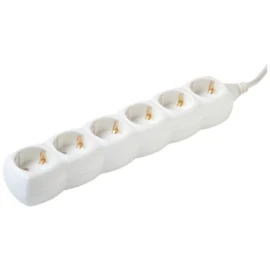 HOME Produžni kabl 6 utičnice 5m NV 6-5/WH/1.5 White