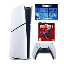 Konzola Playstation 5 Slim Digital + Fortnite VCH + Marvels Spider-Man 2 SE VCH